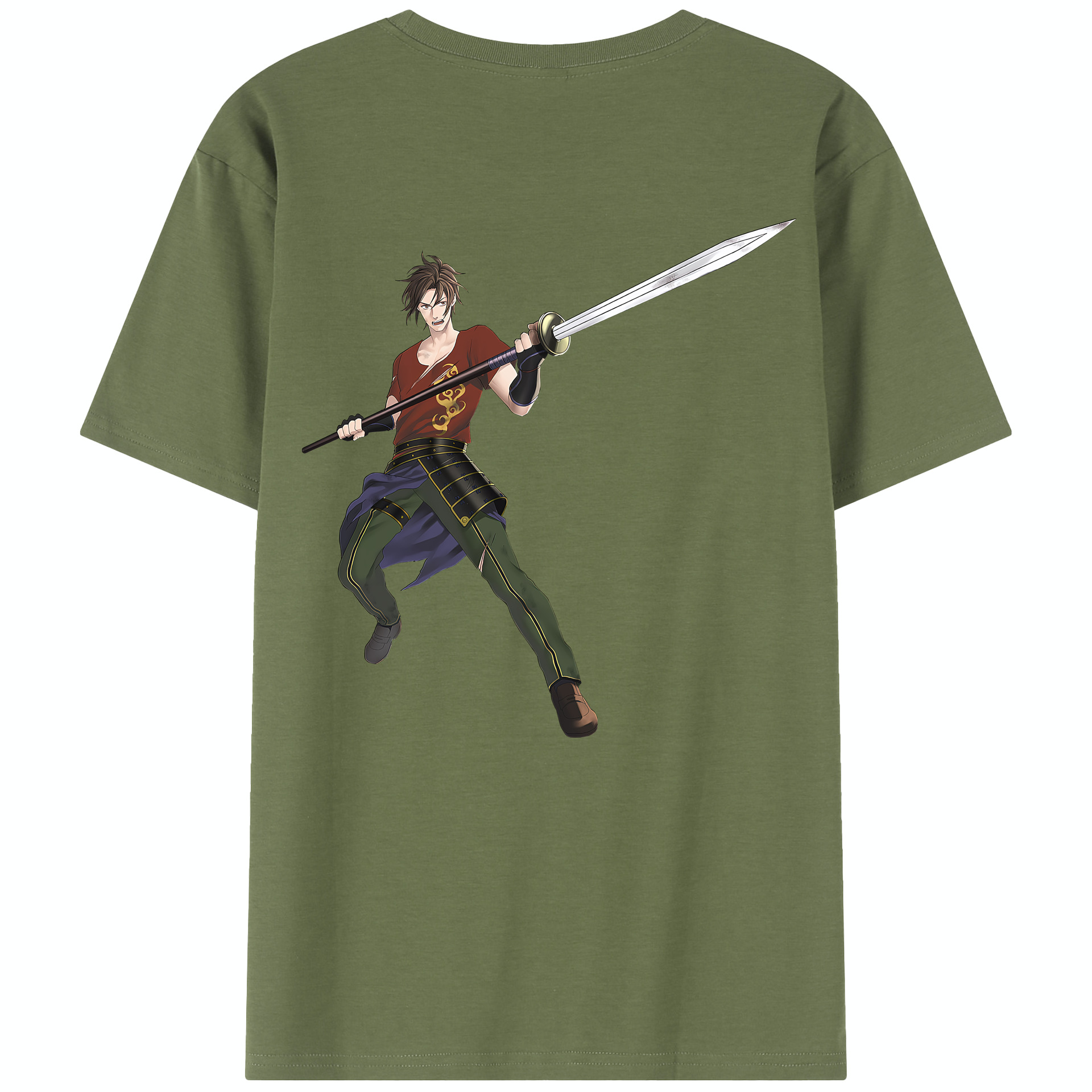（画像用） 刀剣乱舞 Touken Ranbu 綿100％半袖Tシャツ（背面プリント）